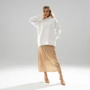 Bluza Z Kapturem CHARUTTI #Soprotivlenie bespolezno (white)