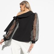 Блуза CHARUTTI арт. Стиль звезды (блэк)