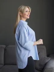Bluzka NOVITA #1274 golubaya poloska