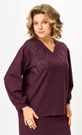Garnitur Vilena-fashion 1169 burgundi