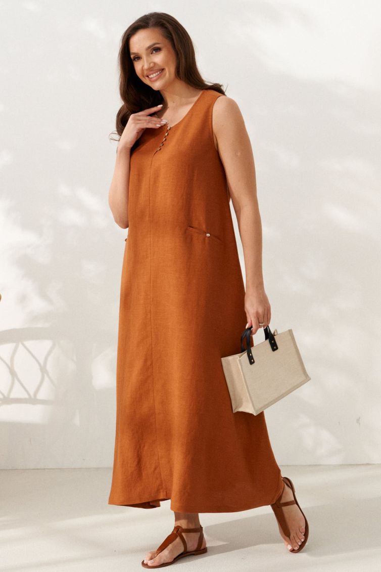 Dress Alta Moda #1084-2 terrakot