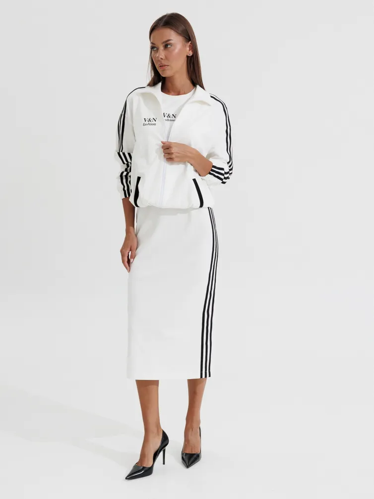 Бомбер V&N fashion арт. 1183_белый
