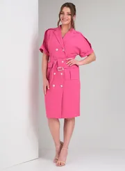 Sukienka Vilena-fashion #812 fuksiya
