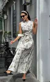 Платье Pavlova 206 (принт бабочки)