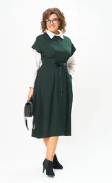 Платье Michel Chic 2176 темная хвоя