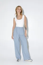 Spodnie Pirs #5208 sero-goluboj