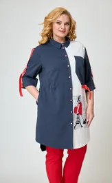 Zestaw SandyNA 13591 sine-krasnyj