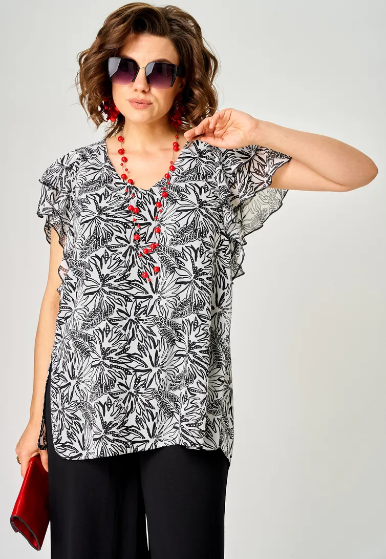 Blouse EVA GRANT #0145 ch-b