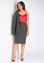 Костюм Vilena-fashion арт. 913 серый