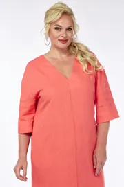 Платье Ava fashion арт. М-065 коралловый