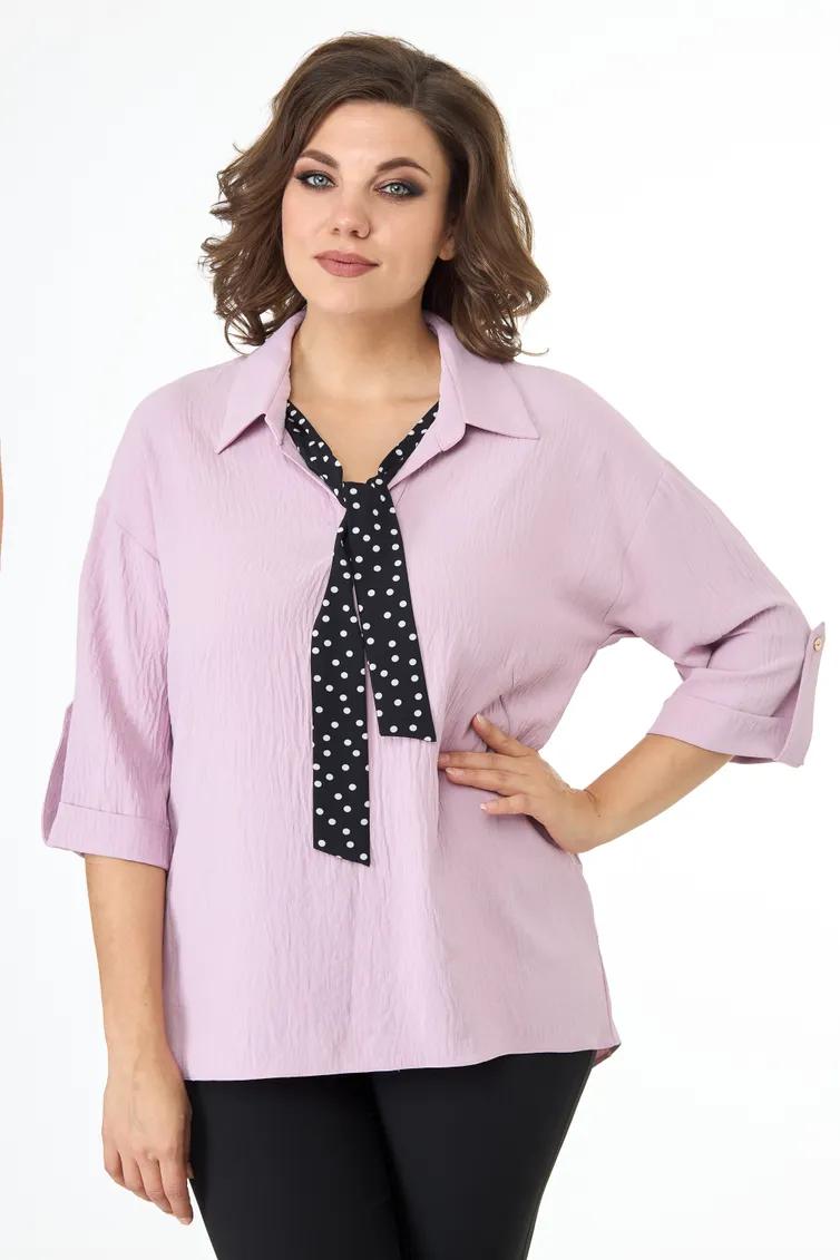 Bluzka Elite Moda #5243 rozovyj