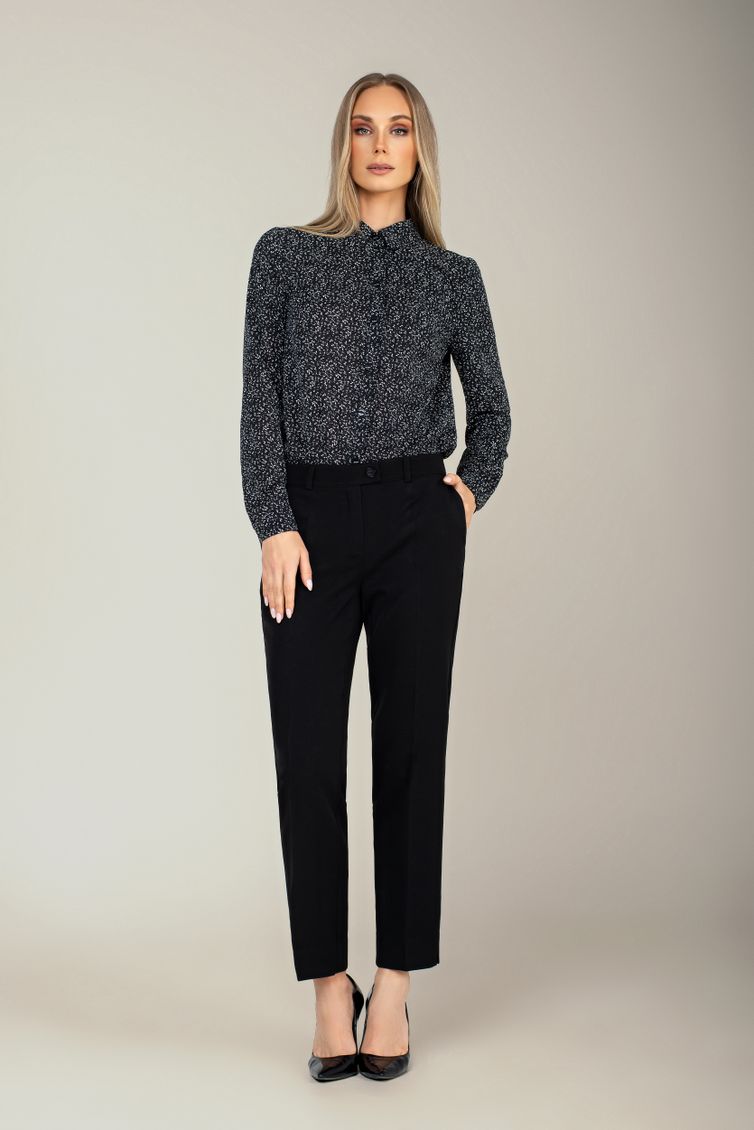 Blouse MARIKA #442 chyorn s belym
