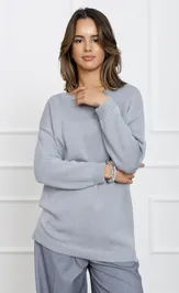 Jumper Romgil TZ679X zhemchuzhnyj seryj