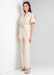 Костюм Vilena-fashion арт. 802 кремовый