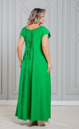 Dress NOVITA 1451 yarko-zelenyj