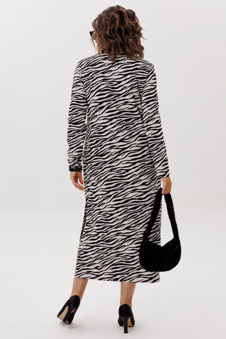 Dress Anelli Laurel #1755 Cherno-beloe kino
