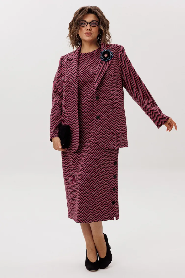 Dress Anelli Laurel #1755 plate ryabinovaya volna