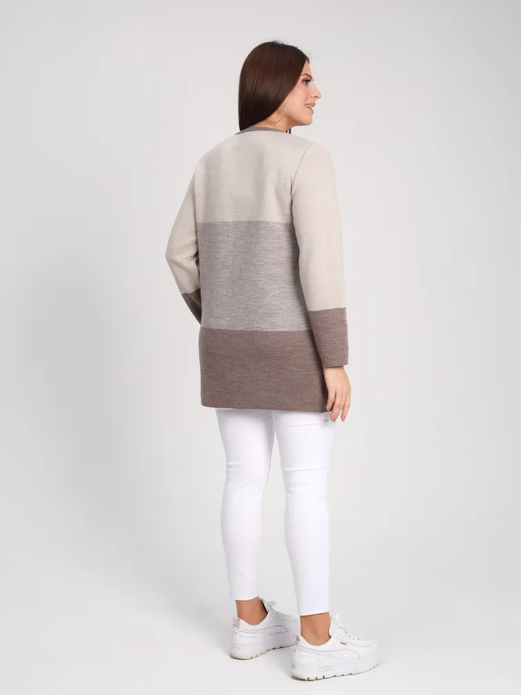 Sweter BONADI #1916 kapuchino