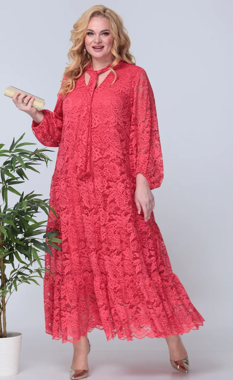Платье Anastasia арт. 713 коралл = 713.1 коралл = 713.2 коралл