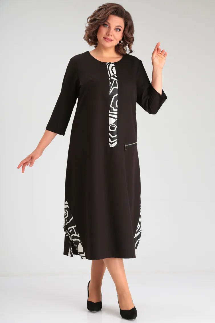 Sukienka Michel Chic #2073/1 chernyj, belyj