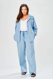 Suit Ava fashion #M-219 goluboj