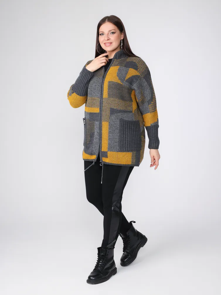 Sweter BONADI #1865 gorchica