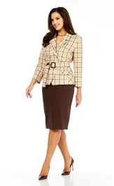 Garnitur Milora 1146/1 karamel+shokolad