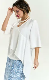 Blouse SOVA 11217 molochnyj