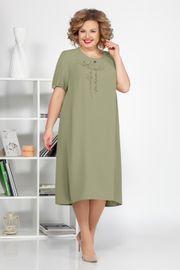 Sukienka Ivelta plus #1682 xaki