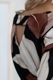 Blouse nika.pl #03012 Hajdan-1 korichnevyj