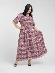 Sukienka FASHION CENTRE #V-3961/Multikolor