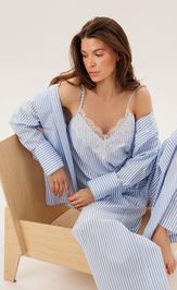 Блузка DILIA 6009 голубой