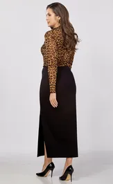 Skirt LadyThreeStars 2422 chernyj