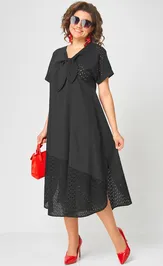 Dress EVA GRANT 7293chernyj