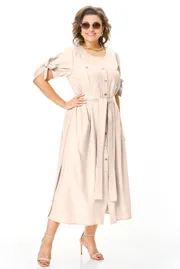 Sukienka VI ORO #VR-1180 topl. moloko