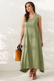 Dress Alta Moda #1084-1 olivkovyj