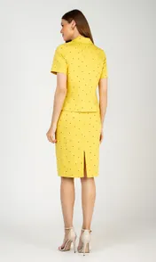 Костюм MARIKA арт. 461 желтый в горох