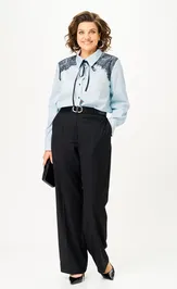 Blouse Bello style 5-008-blue
