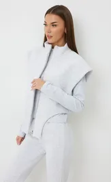 Waistcoat V&N fashion 1013_seryj
