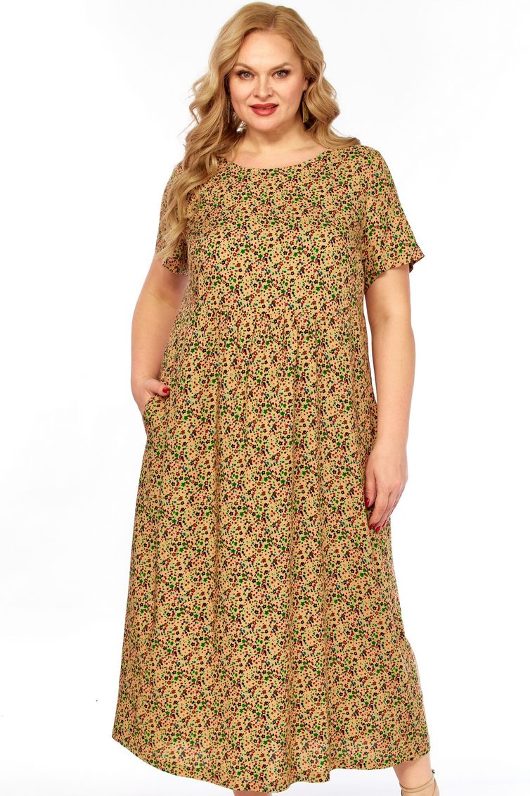 Sukienka LadyThreeStars #2681 yantarnyj