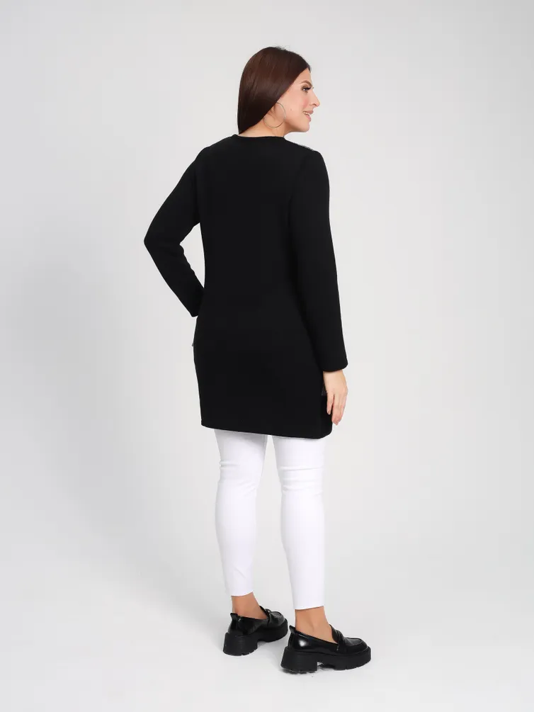 Jumper BONADI #1899 chernyj-lilovyj