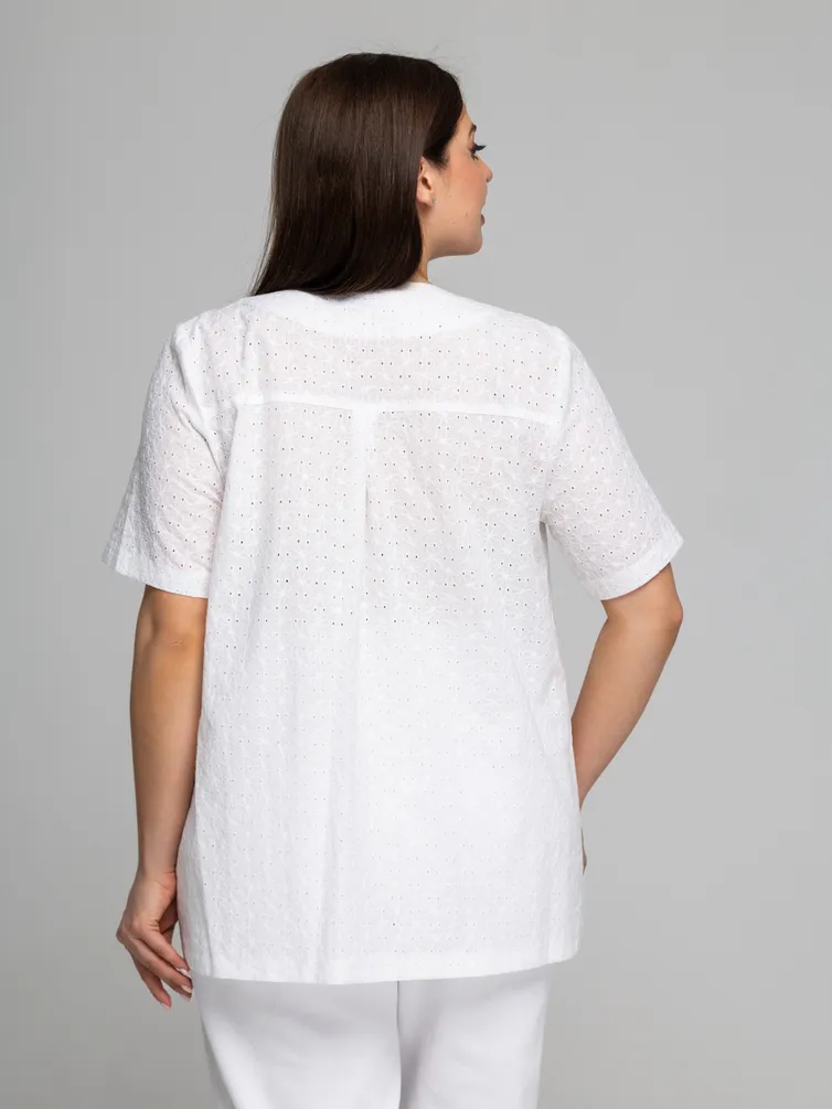 Blouse Avila #0858 chistyj belyj
