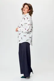 Рубашка Michel Chic арт. 784 тюльпаны