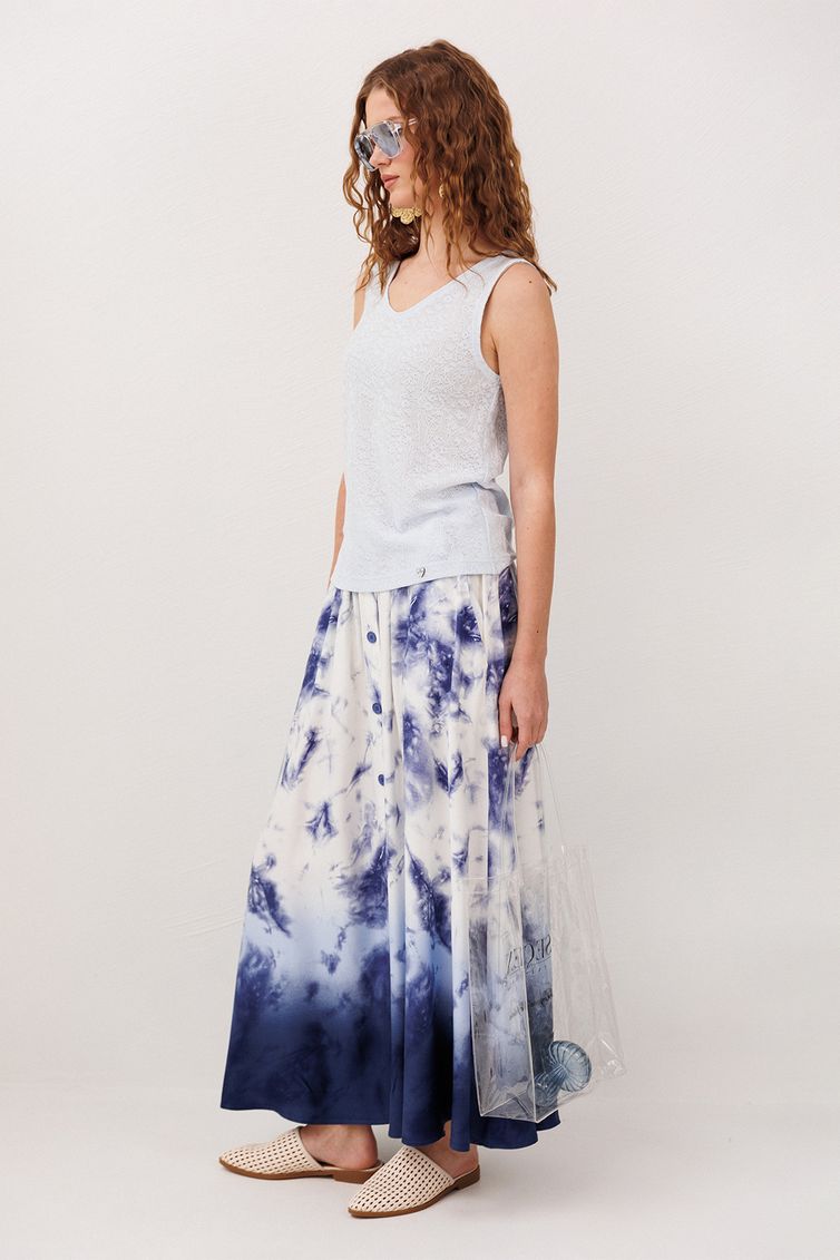 Юбка Buter New арт. 3342 синий принт