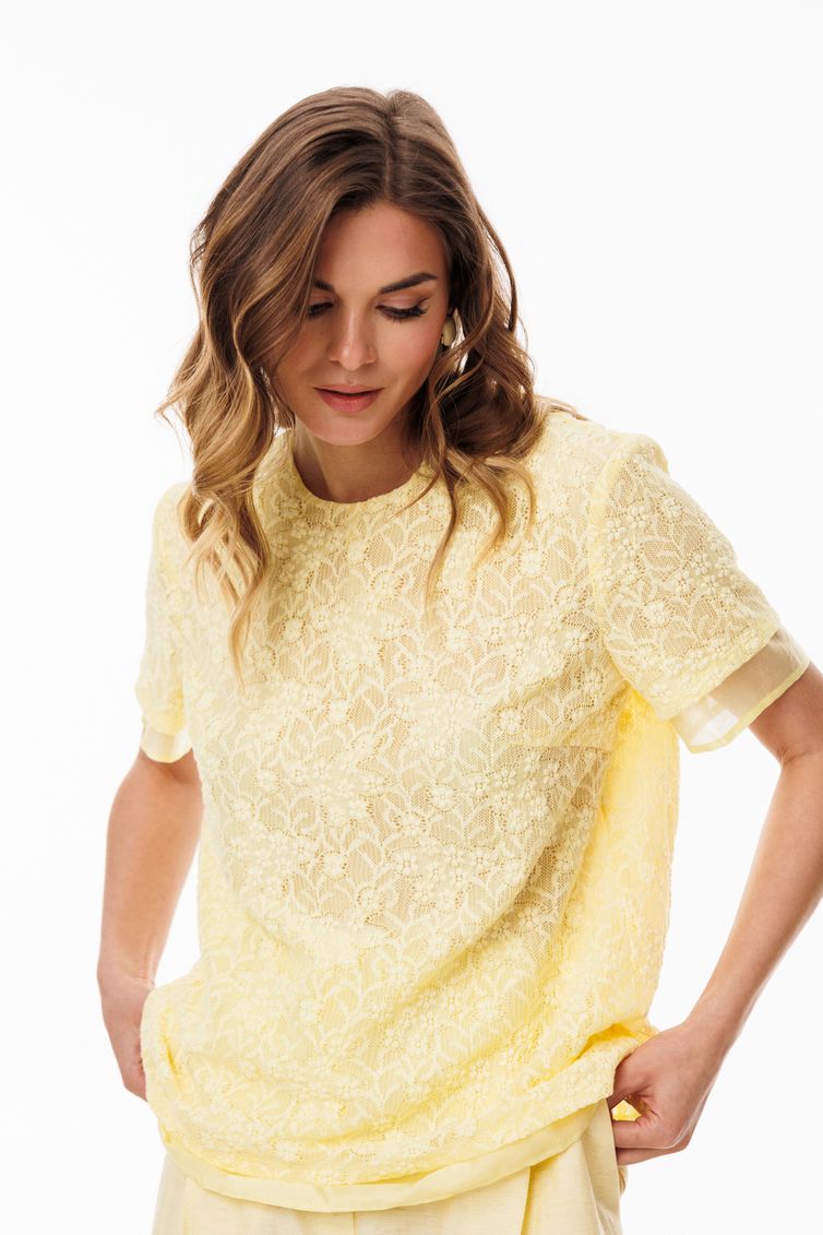 Блузка EOLA арт. 3121 сливочное масло