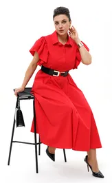 Dress ALANI 2445 krasnyj