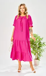 Платье Ava fashion М-211 фуксия