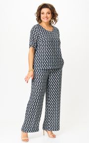 Комплект БелЭльСтиль арт. 875-322/605-273 синий принт