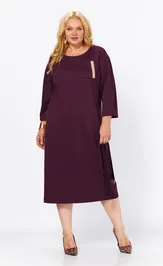 Sukienka Milora 1498 bordovyj