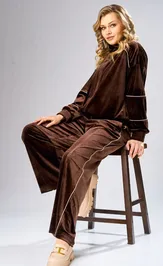 Костюм Ava fashion М-166.01 коричневый